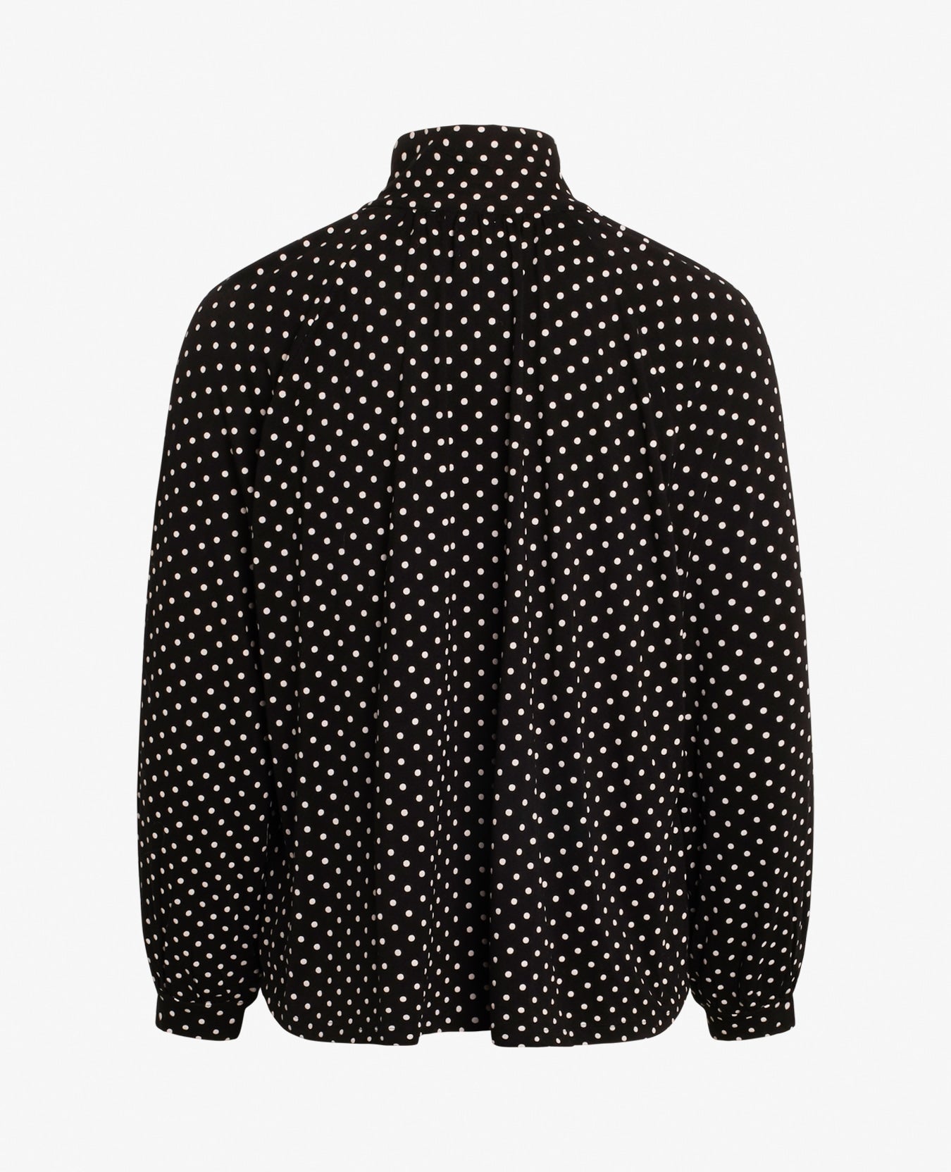 DOTTED JERSEY BLOUSE