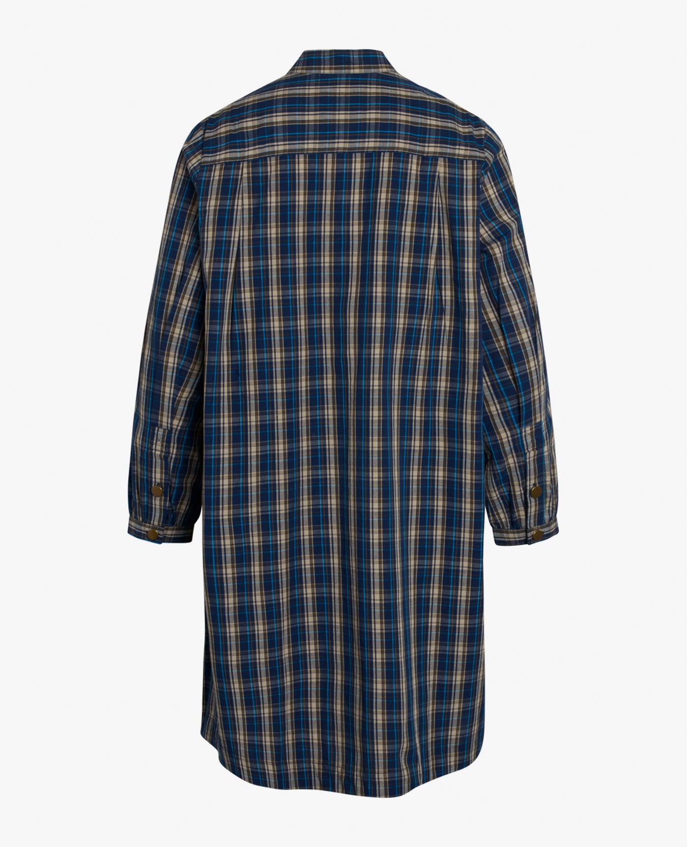 ORGANIC BLUE CHECK DRESS