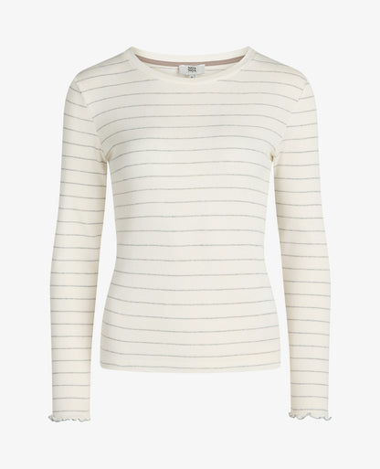ESSENTIAL ORGANIC 2X2 RIB STR T-SHIRT