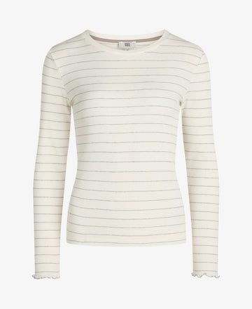 ESSENTIAL ORGANIC 2X2 RIB STR T-SHIRT