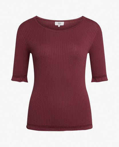 ESSENTIAL VISCOSE KNIT PULLOVER