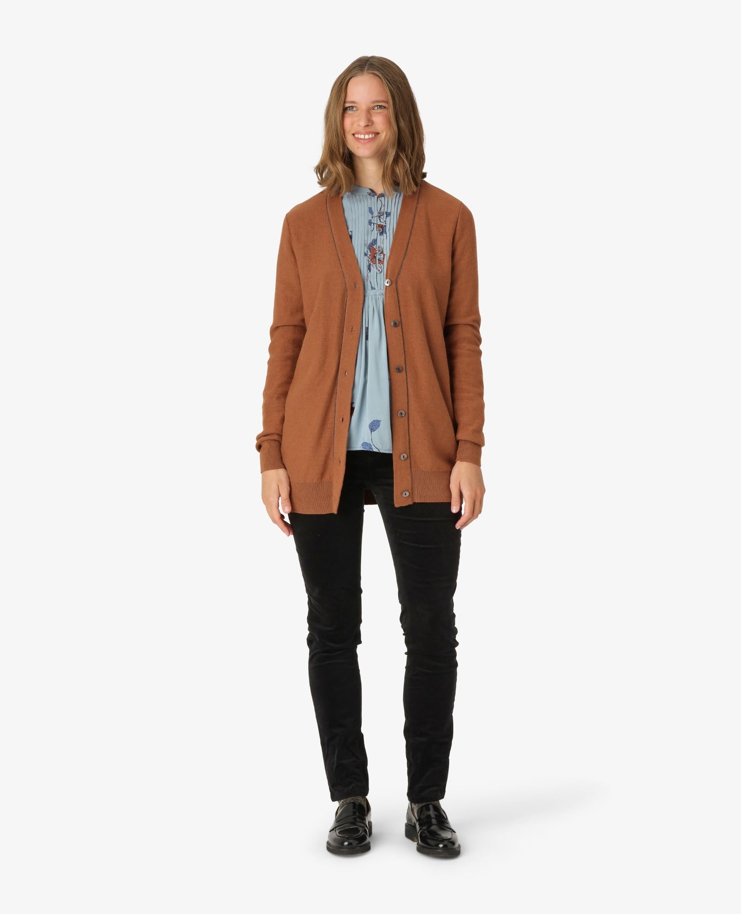 ESSENTIAL COTTON CASHMERE CARDIGAN