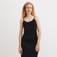 ALMANN BASIC SLIP DRESS WITH LACE HEM