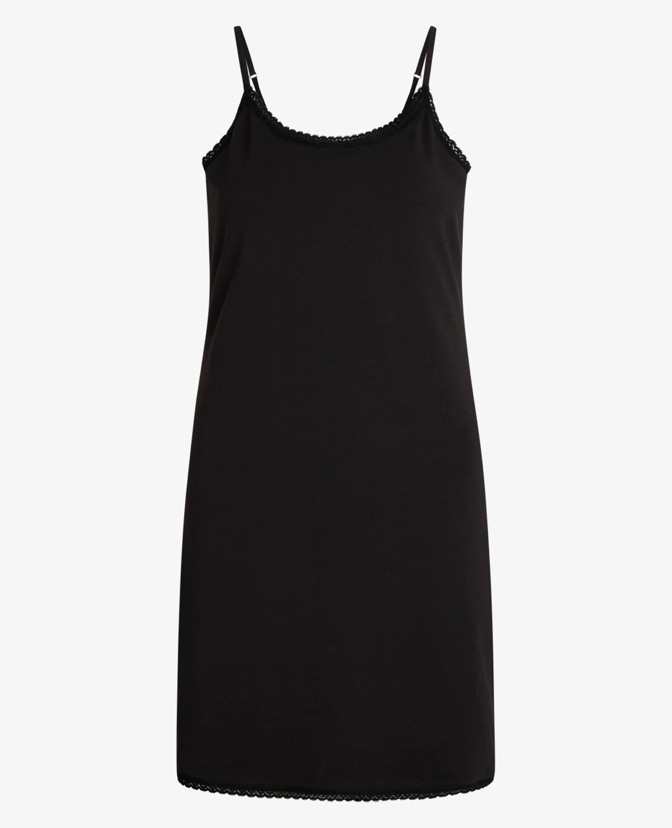 ALMANN BASIC SLIP DRESS WITH LACE HEM