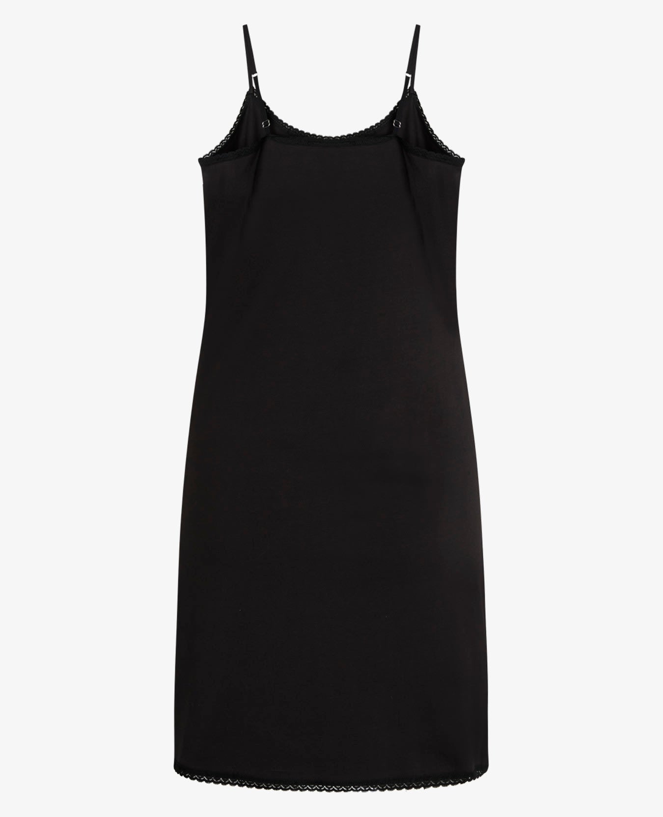 ALMANN BASIC SLIP DRESS WITH LACE HEM