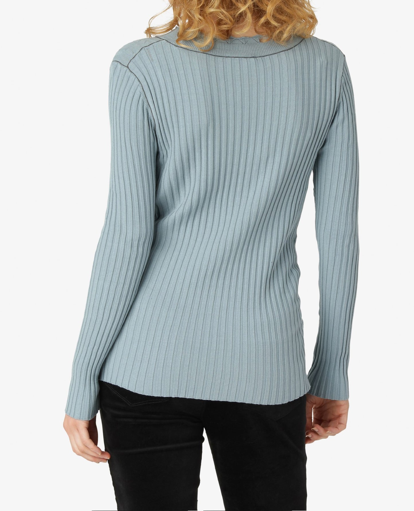 VISCOSE KNIT PULLOVER