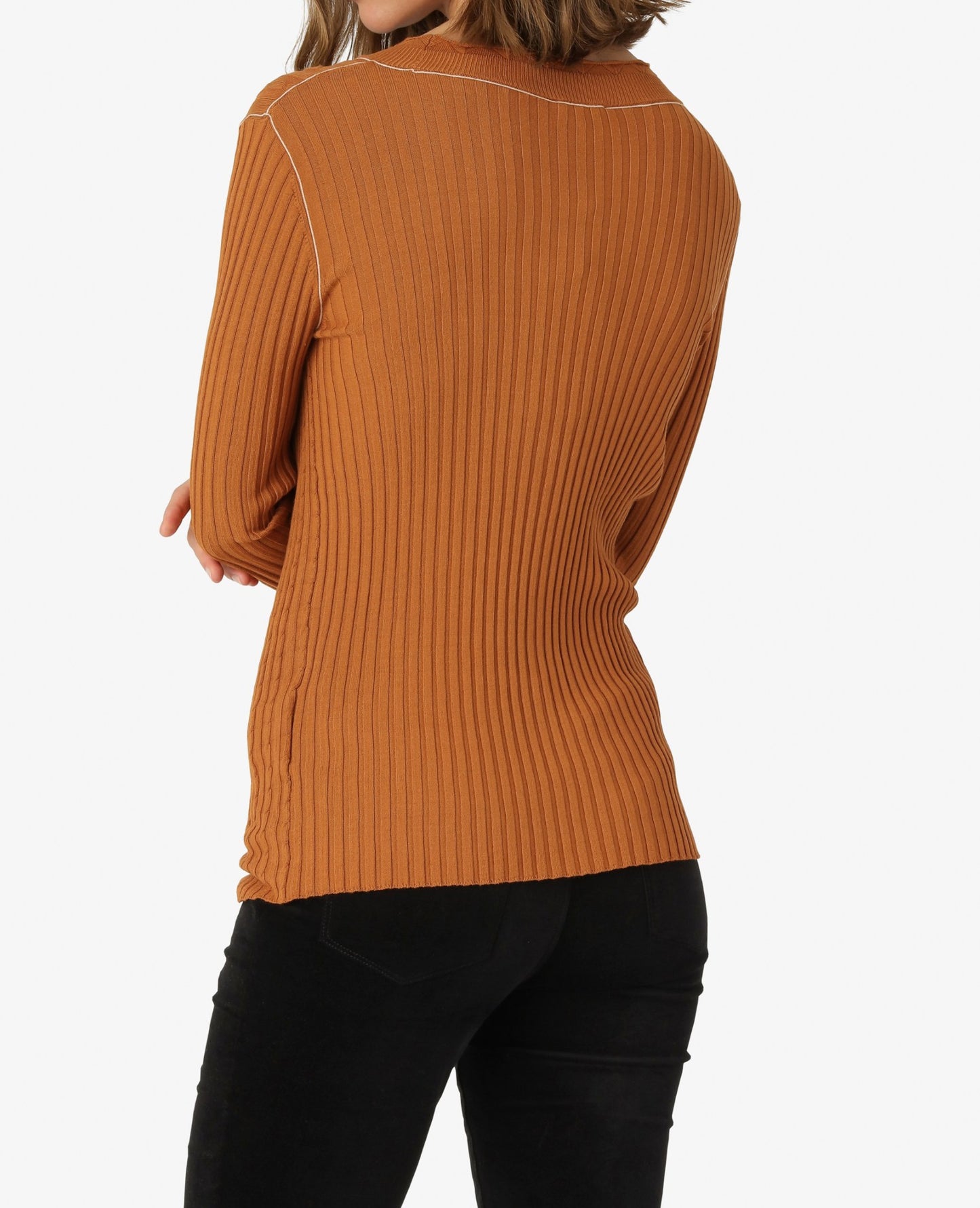 VISCOSE KNIT PULLOVER