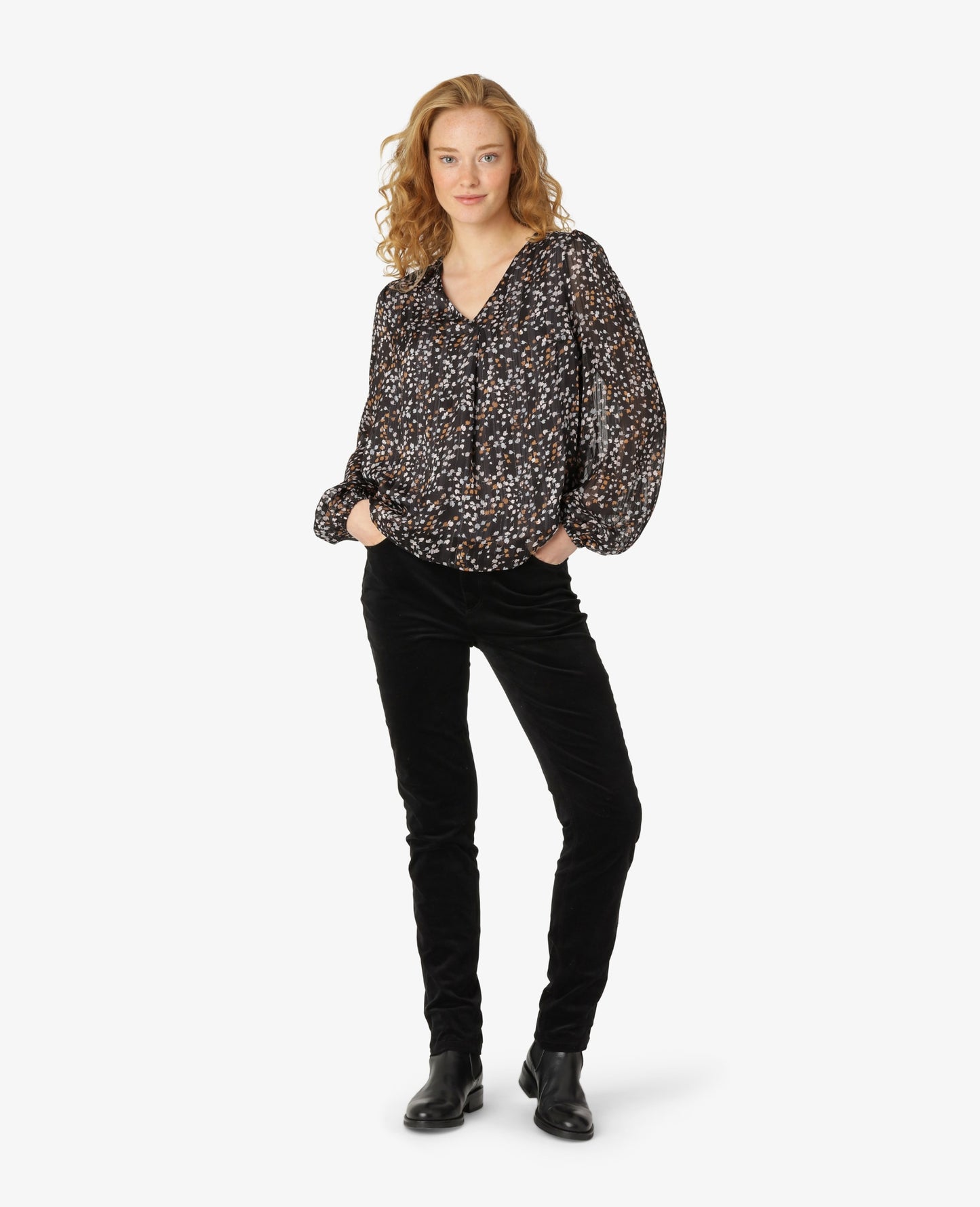 FLUID FLOWER BLOUSE