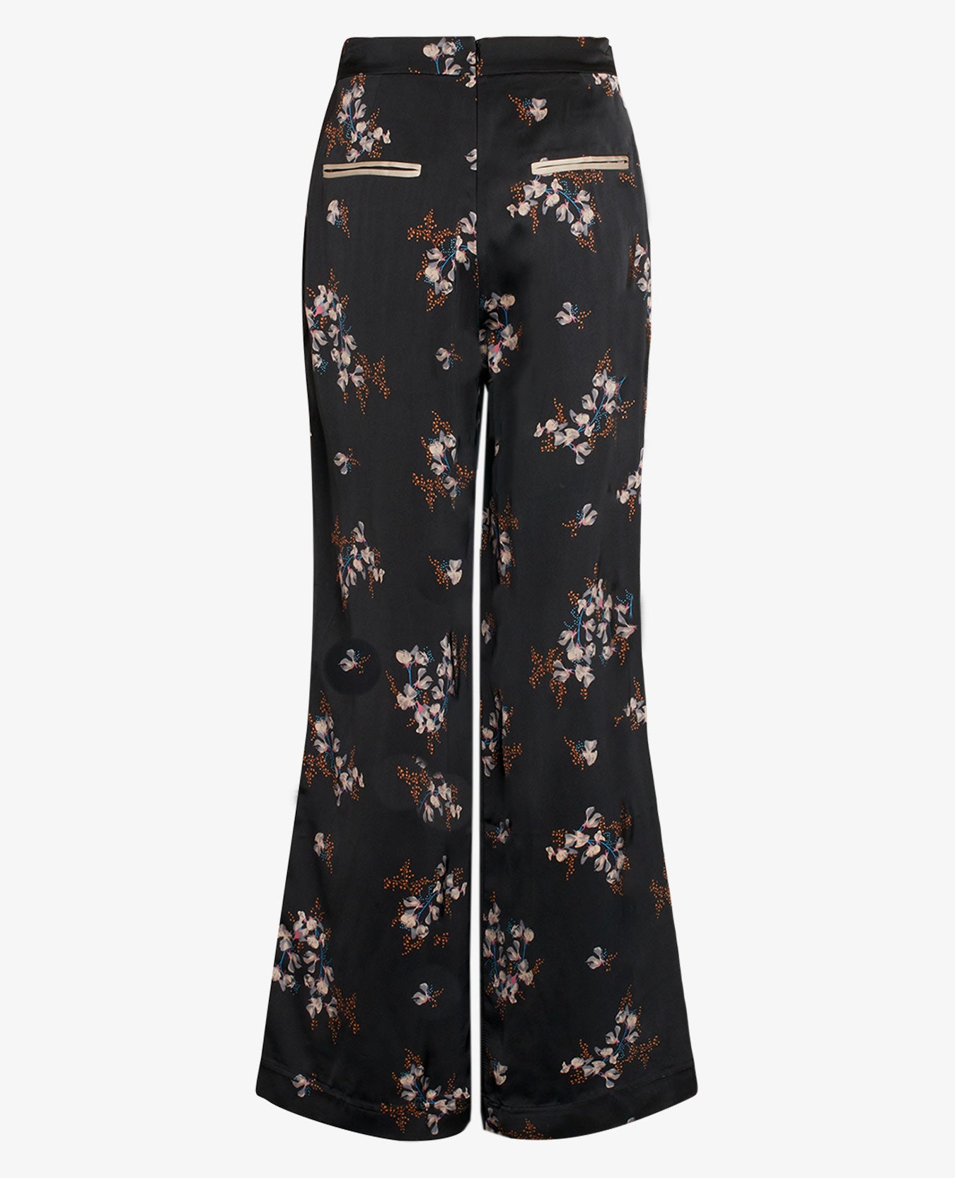 VISCOSE SATEEN TROUSERS