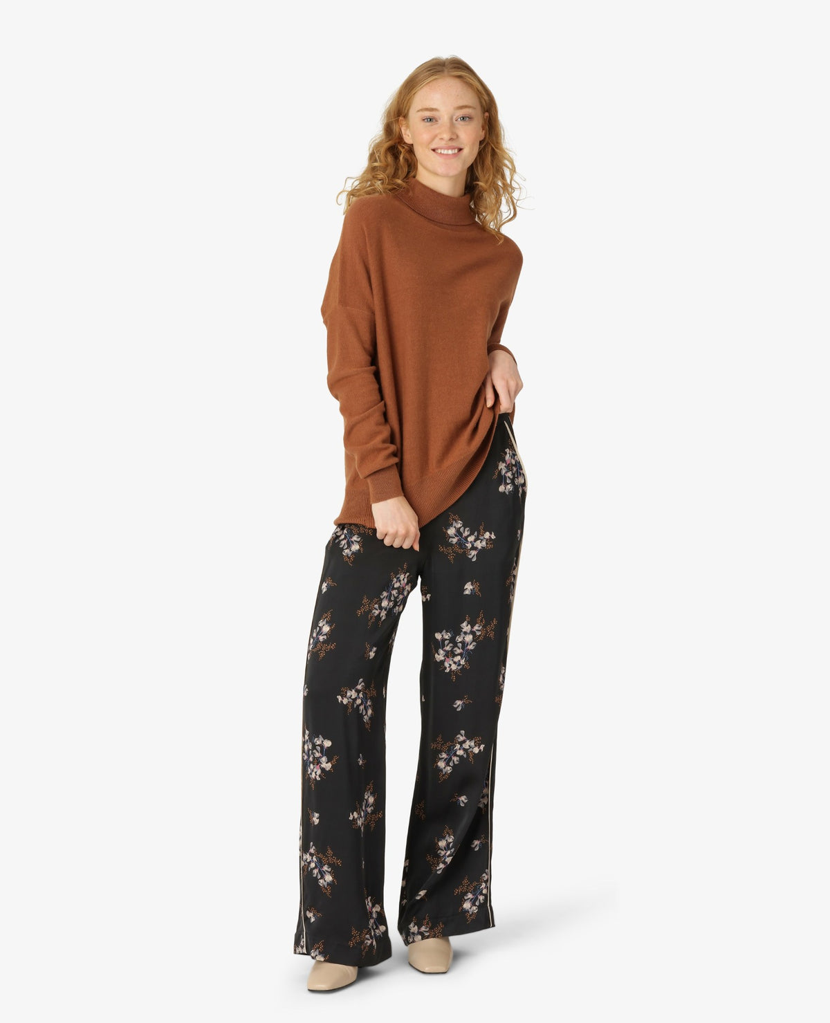 VISCOSE SATEEN BUKSER Noa Noa Bukser