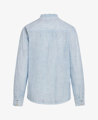 COTTON SHEER BLOUSE