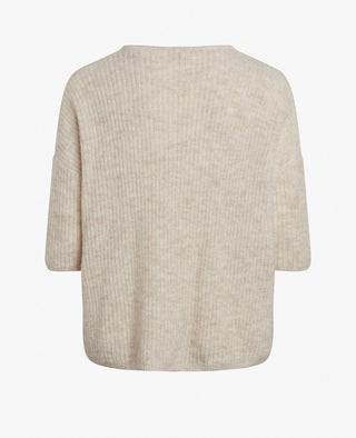 LIGHT ALPACA KNIT PULLOVER
