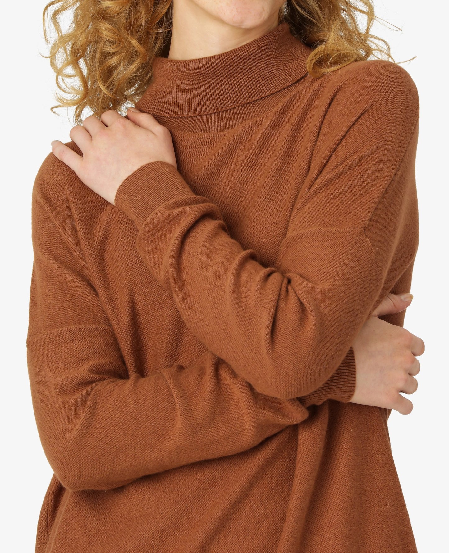 COTTON CASHMERE KNIT PULLOVER