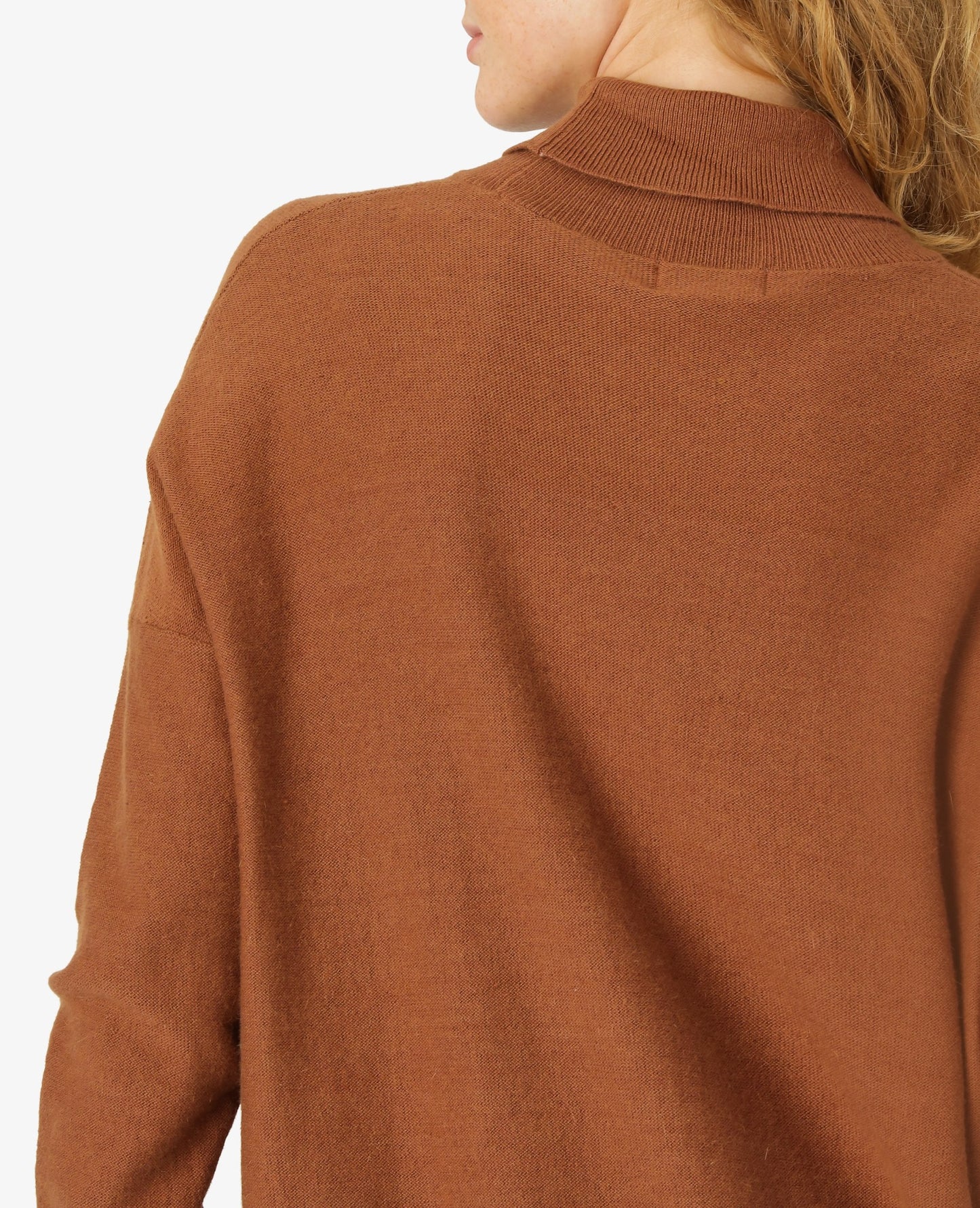 COTTON CASHMERE KNIT PULLOVER