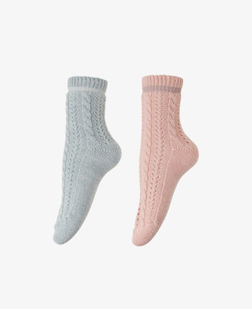 2 PACK POINTELLE SOCKS