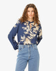 PHILIPPANN MØNSTRET BLUSE Noa Noa Bluser