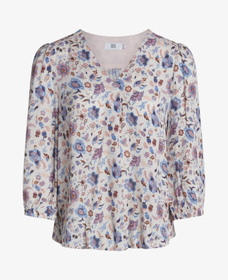 FLORAL MOSS BLOUSE