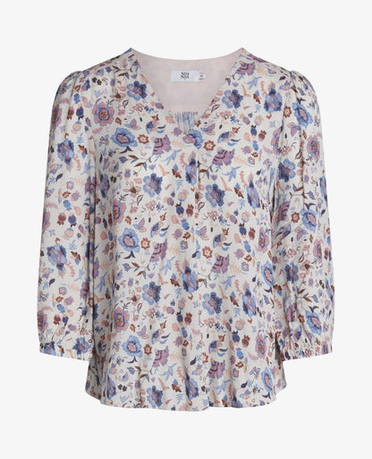 FLORAL MOSS BLOUSE