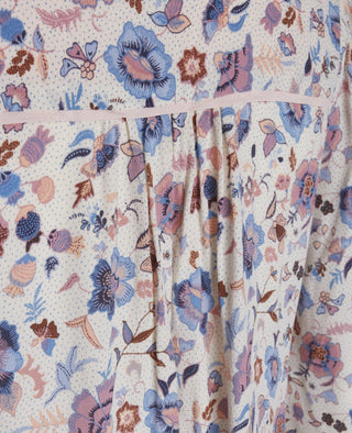 FLORAL MOSS BLOUSE