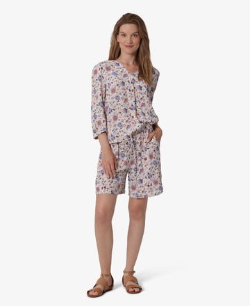 FLORAL MOSS SHORTS