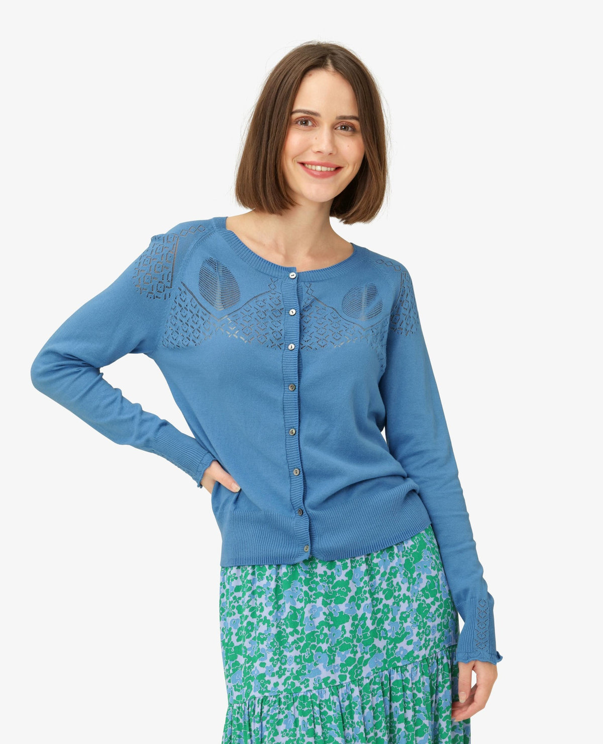 LOUISANN CARDIGAN MED HULMØNSTER Noa Noa Cardigans