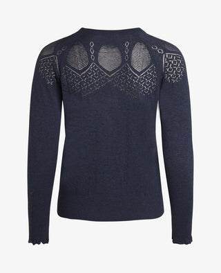 ESSENTIAL COTTON MELANGE PULLOVER
