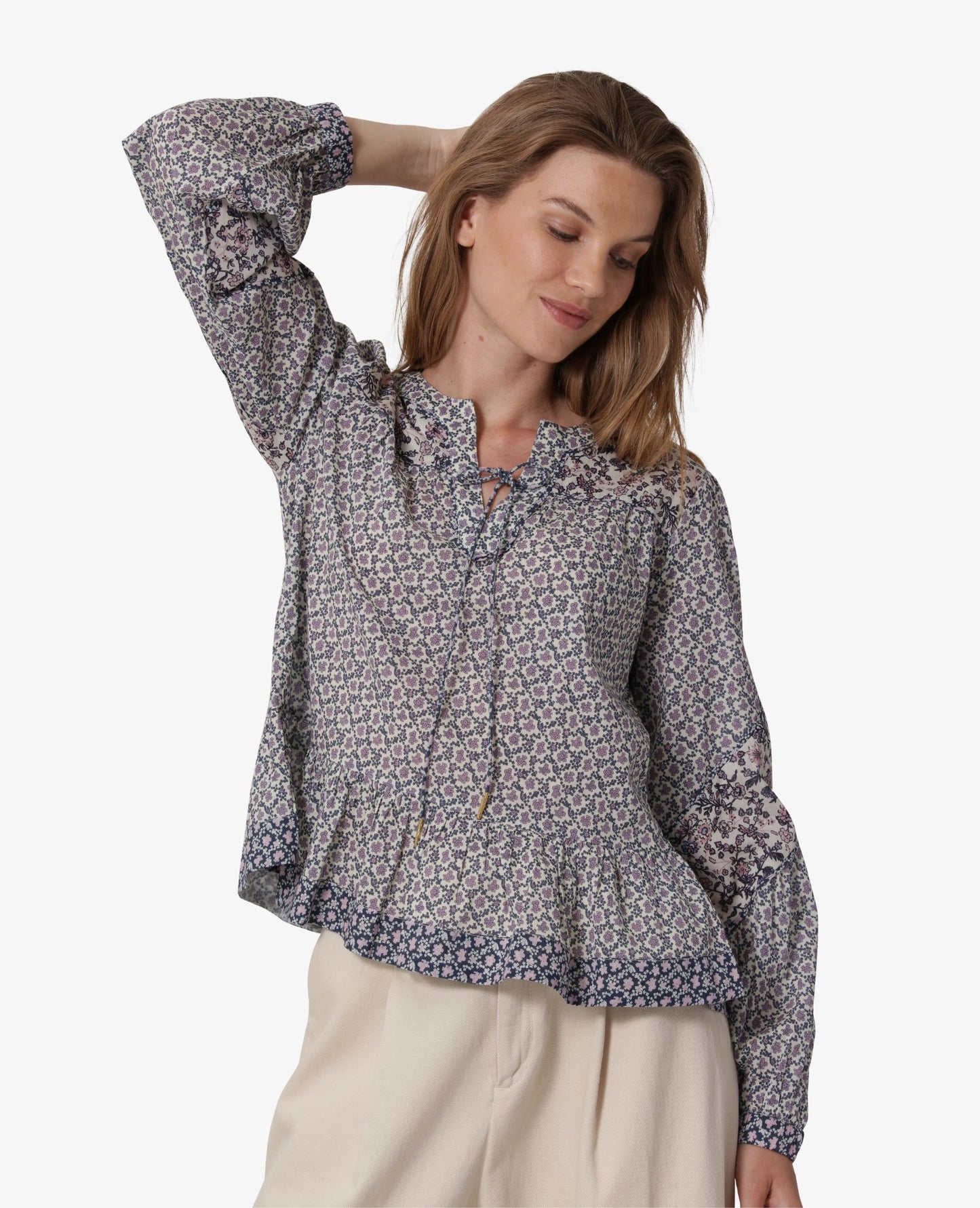 OTN ORGANIC COTTON VOILE BLOUSE