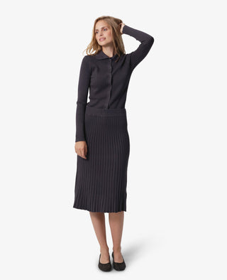 VISCOSE KNIT SKIRT