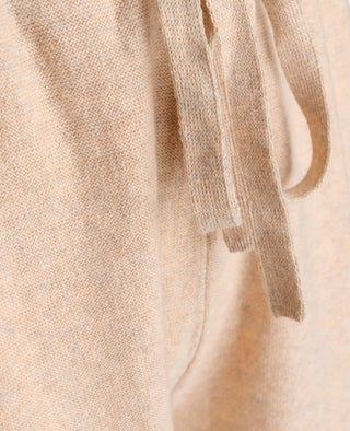 COTTON CASHMERE KNIT TROUSERS