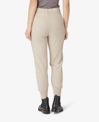 COTTON CASHMERE KNIT TROUSERS