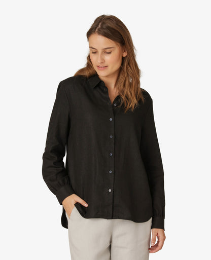 SHEER LINEN SHIRT