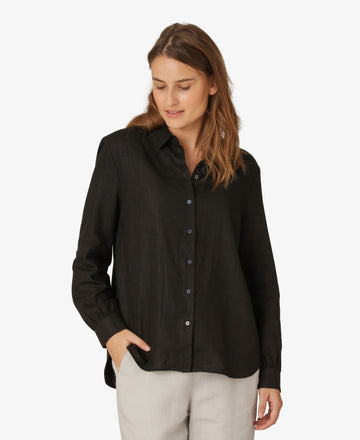 SHEER LINEN SHIRT