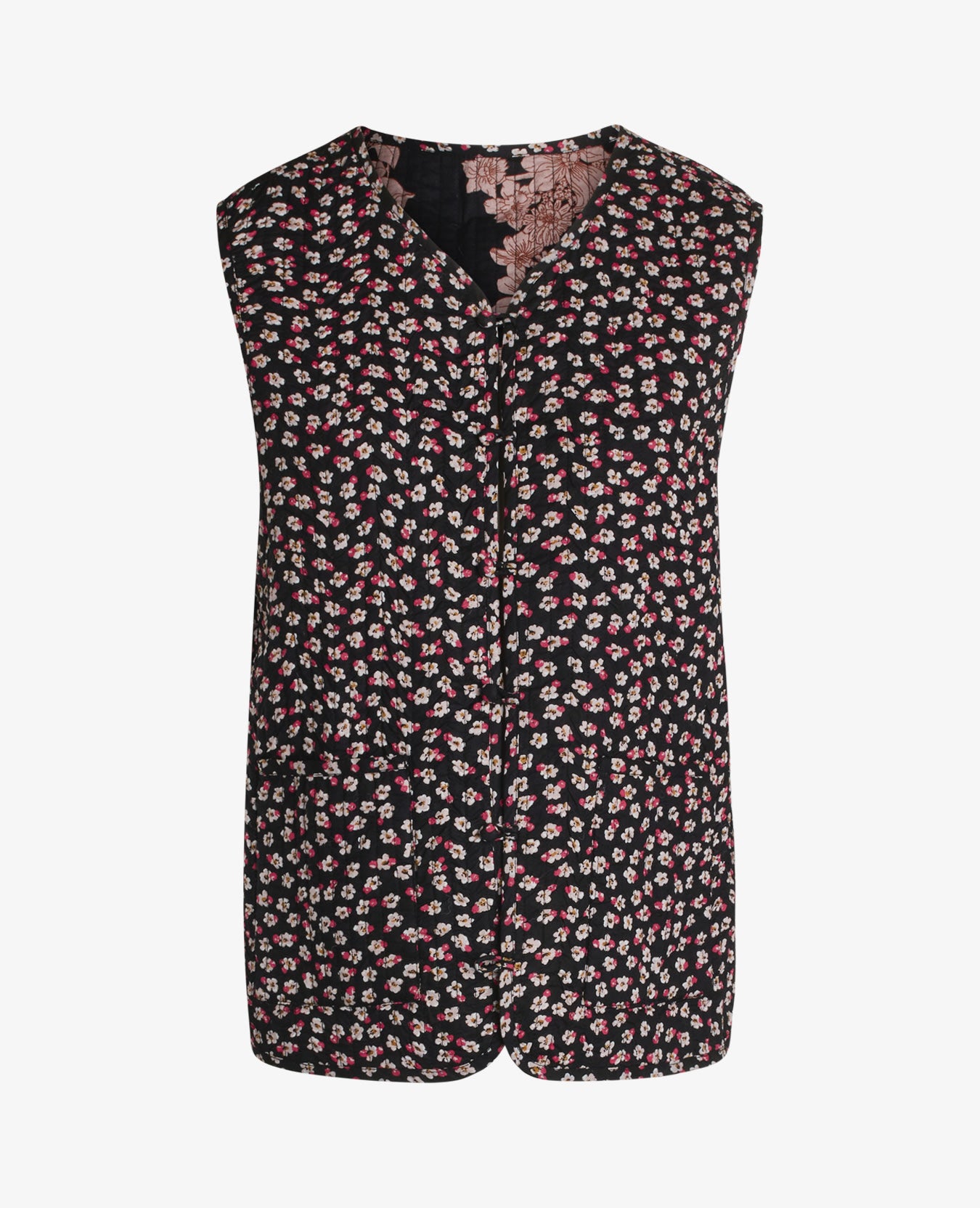 ORGANIC FLORAL COTTON VEST