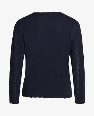 ORGANIC COTTON KNIT CARDIGAN
