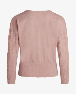 ORGANIC COTTON KNIT CARDIGAN