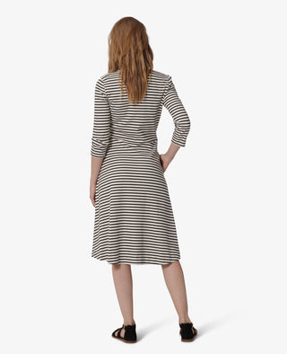 STRIPED JERSEY DRESS