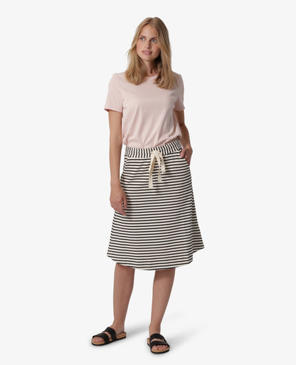 STRIPED JERSEY SKIRT