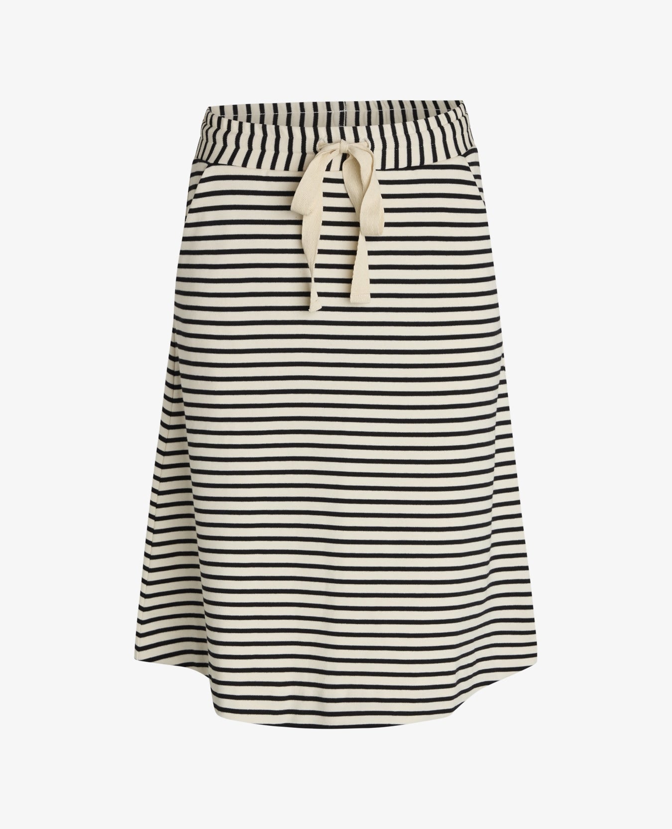 STRIPED JERSEY SKIRT