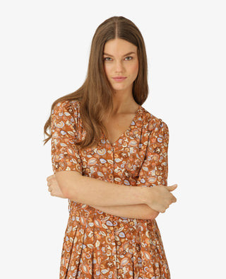 NOSTALGIC VISCOSE DRESS