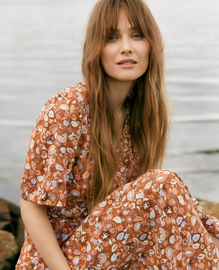 NOSTALGIC VISCOSE DRESS