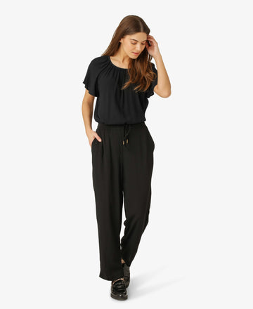 SOFT MOSS SOLID TROUSERS