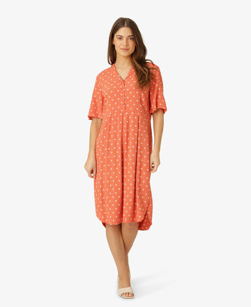 DOTTED FINE MOSS DRESS