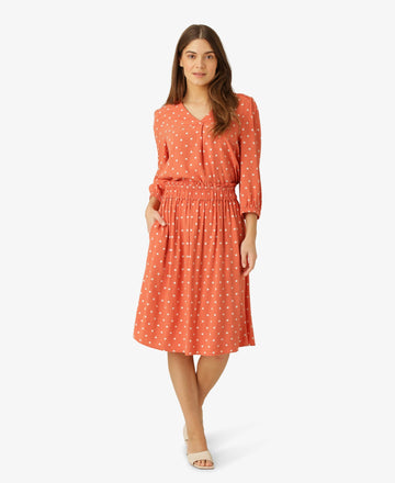 DOTTED FINE MOSS BLOUSE