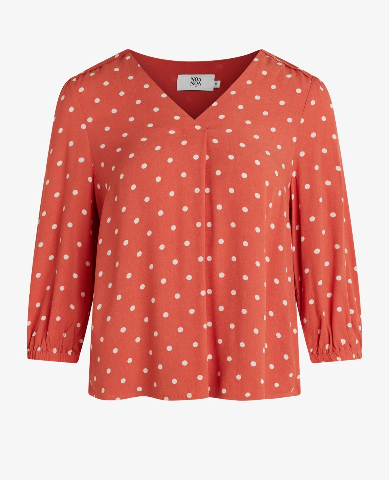 DOTTED FINE MOSS BLOUSE