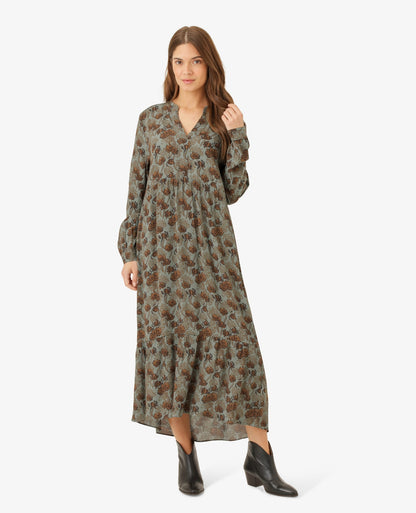 VIGGANN LONG FLORAL DRESS