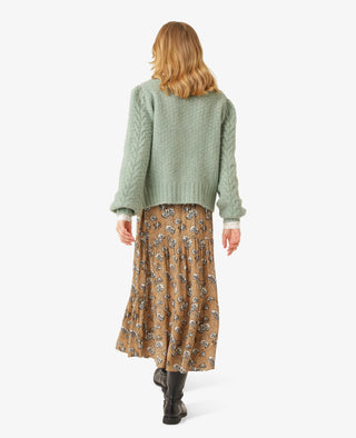 VIGGANN FLORAL SKIRT