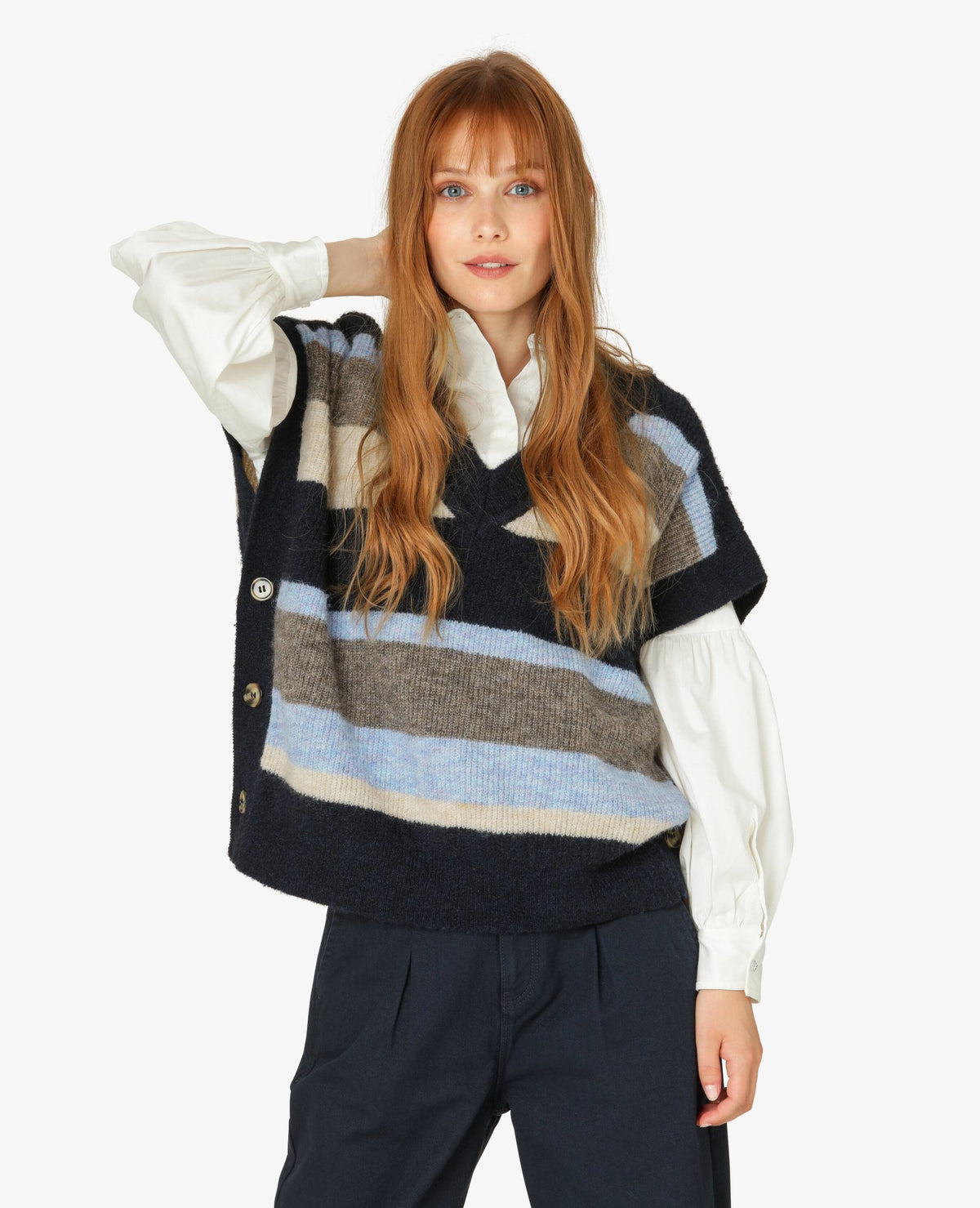 VIVIANNN STRIBET VEST Noa Noa Veste