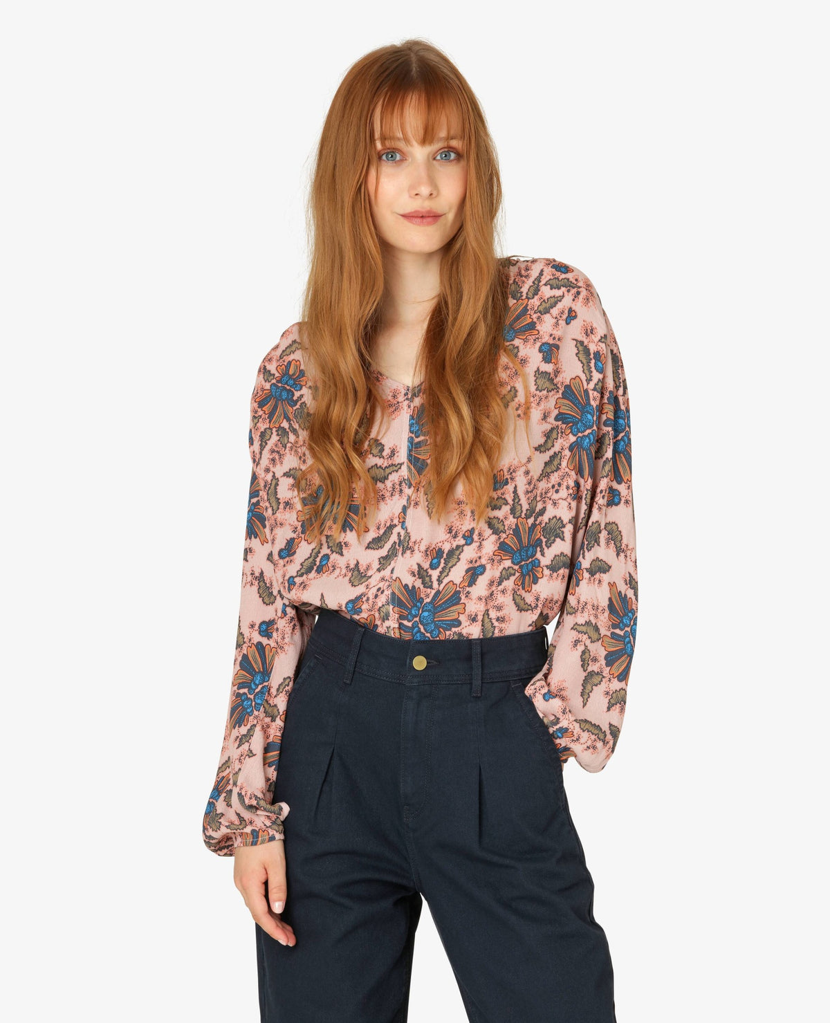LINNN MØNSTRET BLUSE Noa Noa Bluser
