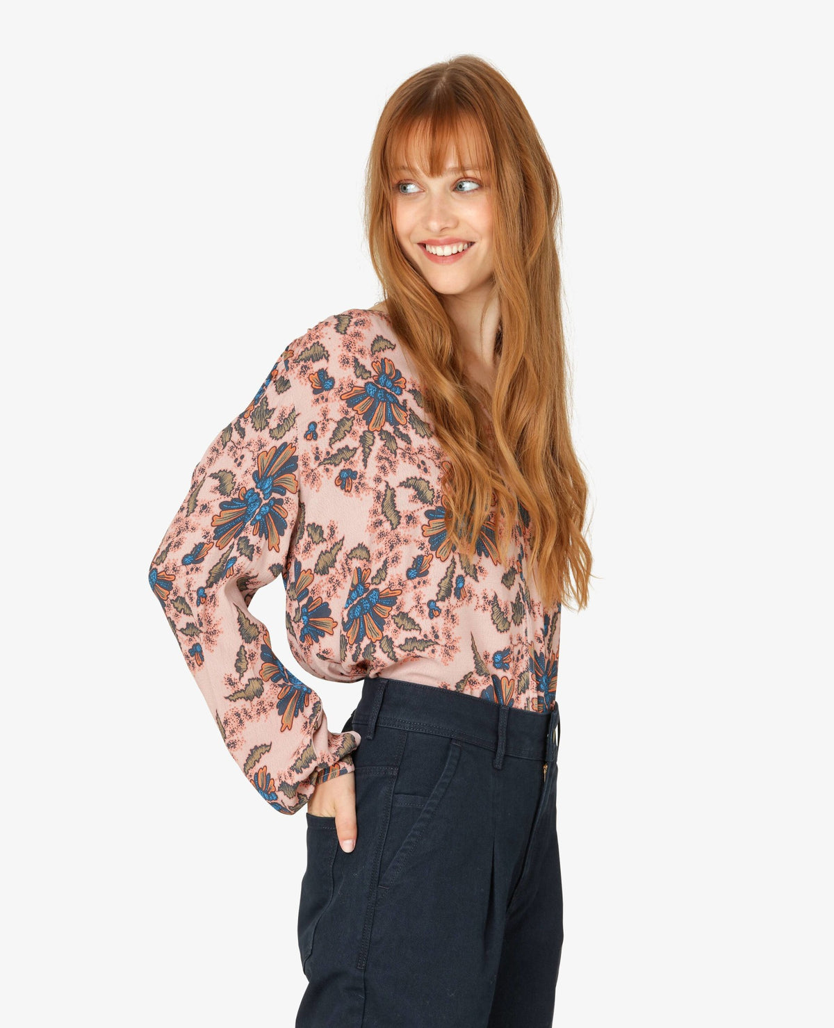 LINNN MØNSTRET BLUSE Noa Noa Bluser