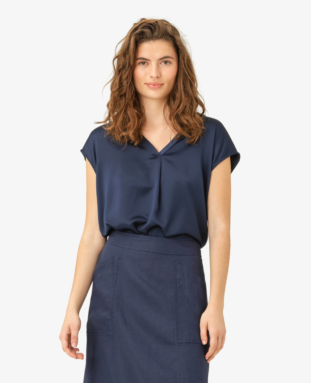 KATIENN BLUSE MED V-HALS Noa Noa Bluser